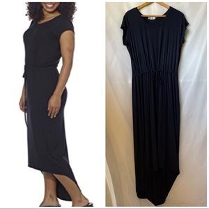 Olive & Oak Black Maxi Dress Size L